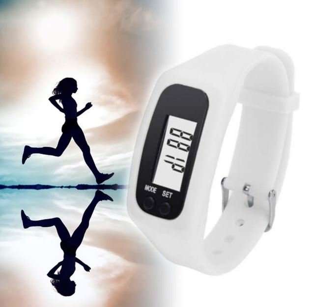 LCD Sport & Fitness PEDOMETER Wrist Watch, Step Counter, Calories, Distance, Available in 8 Colours