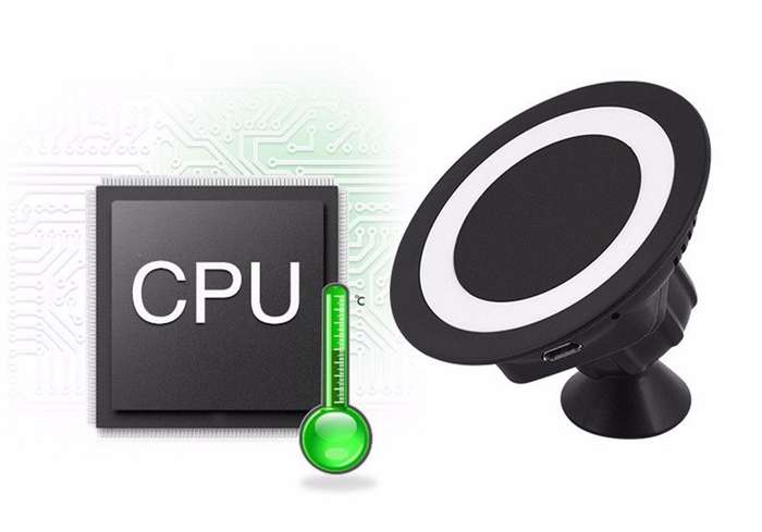 360 Degree Rotating Wireless Car Charger For iPhone and Android Phones, Tablets and Devices
