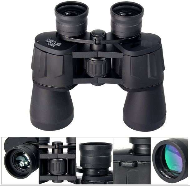 Day & Night Binoculars, High Resolution, Excellent Focus, Travel and Sports including a Carry Case