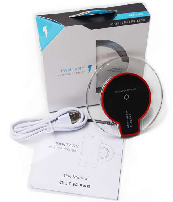 Fantasy Wireless Charger For All Qi Certified Android Devices & iPhone - Fast Charging Speed