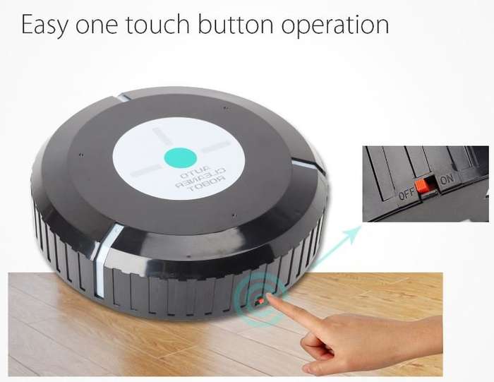 Automatic Microfiber Smart Robotic Mop - Sit back, relax, and let the Robotic Mop do the cleaning