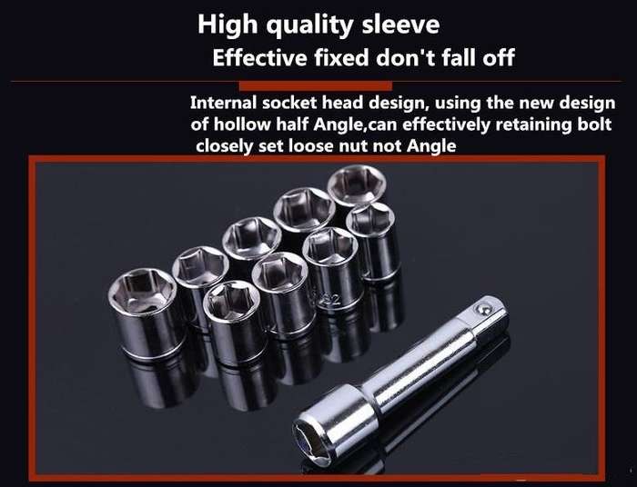 40 Piece Combination Socket Wrench Set - All You Need, Compact in a Case
