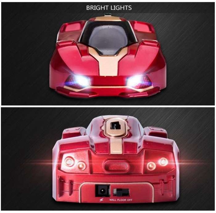 Wall Climbing Remote Control Car - 360 Degree, Strong Suction - Walls, Floors, Windows, Ceiling etc.