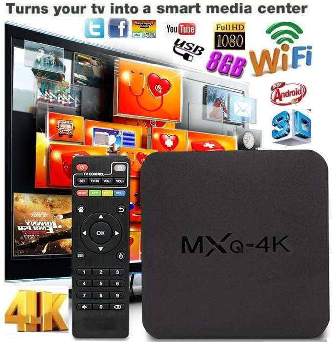 Android 5.1 TV BOX - MXQ-4K, Quad Core, HDMI - Turns Your TV Into a Smart Media Center