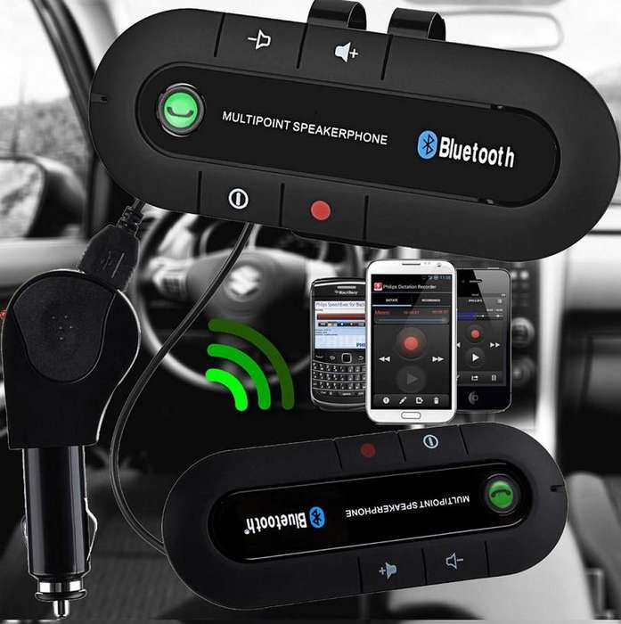 Sun Visor Bluetooth MP3 Music Player Speakerphone & Bluetooth Hands free Phone Car Kit