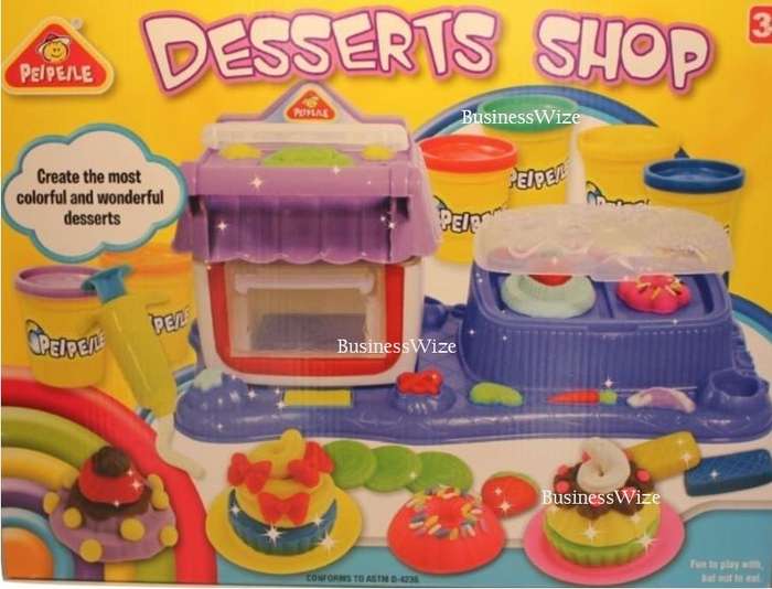 Desserts Shop Dough Set - Designed to Develop Children's Creativity, Imagination & Hands-on Skills