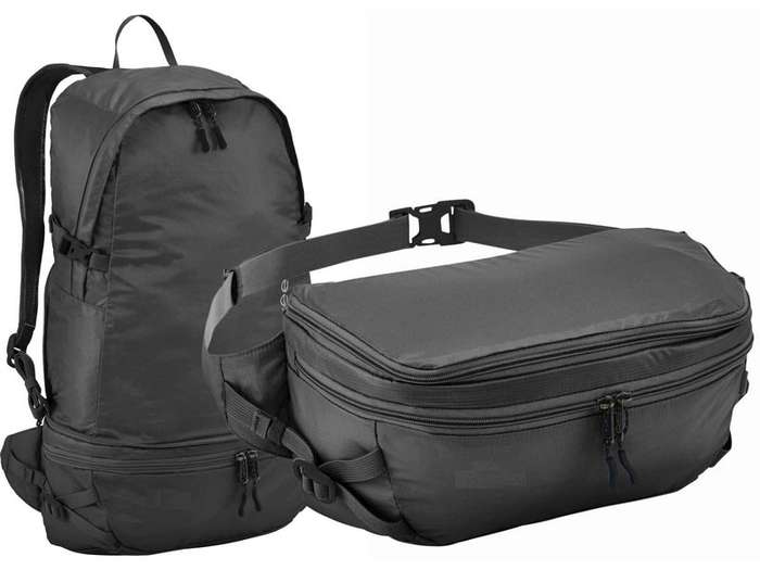 2 in 1 Back pack - A Full-sized Waist Pack that Converts in a full-sized back pack