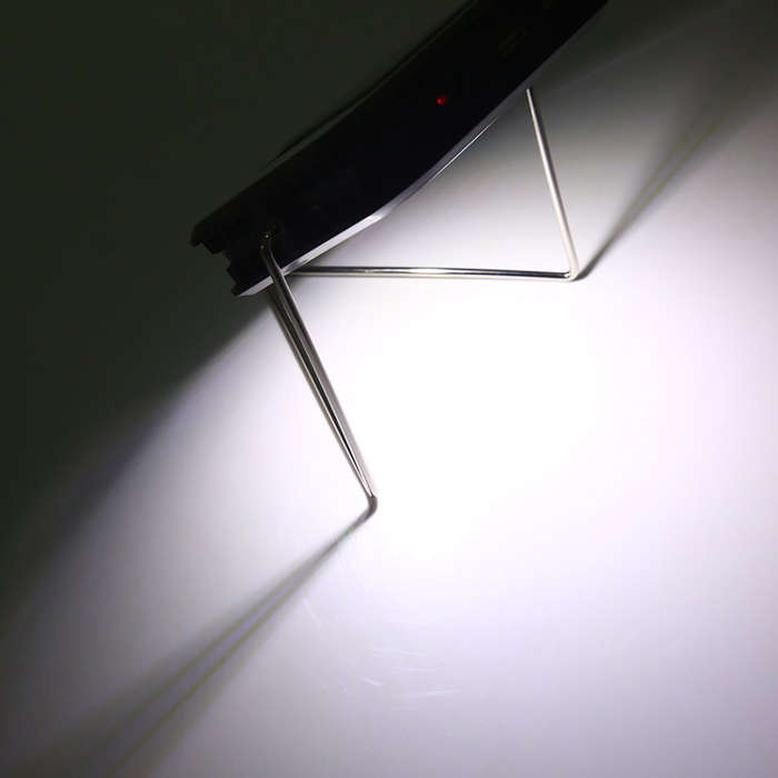 COB LED Solar Power Rechargeable Light & POWER BANK for Charging of Devices, Rotate 360 Degrees