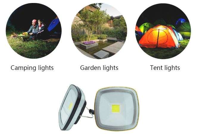 LED Solar Light & POWER BANK for charging of Electronic Devices - Great for Outdoor