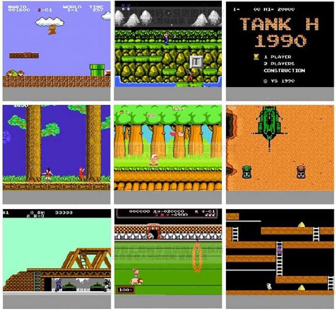 My Arcade 108000 in 1 Game System comes with 108000 built-in games.  Just Plug into TV and play