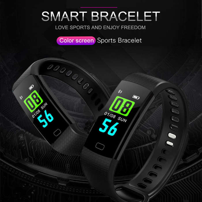 Bluetooth Smart Watch Fitness Tracker - Monitor Heart Rate, Blood Pressure, Blood Oxygen, Calories
