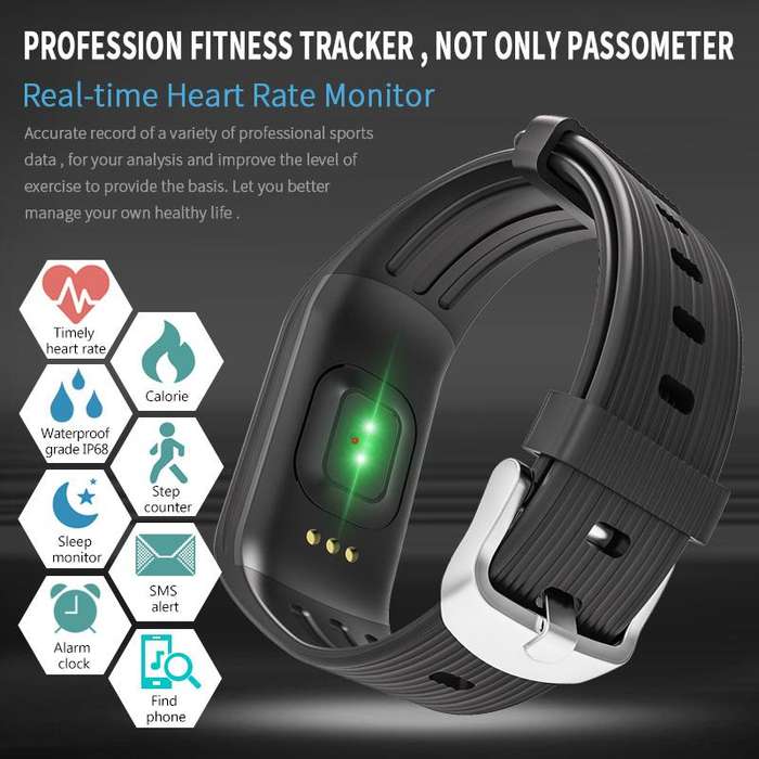 Professional Fitness Smart Watch with Heart Rate Monitor, Exercise Mode, Sleep Monitor etc.