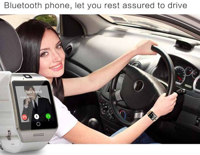 Smart Watch Phone - Supports SIM CARD, Bluetooth, Camera, Sleep Monitor, SD Card, Pedometer etc.