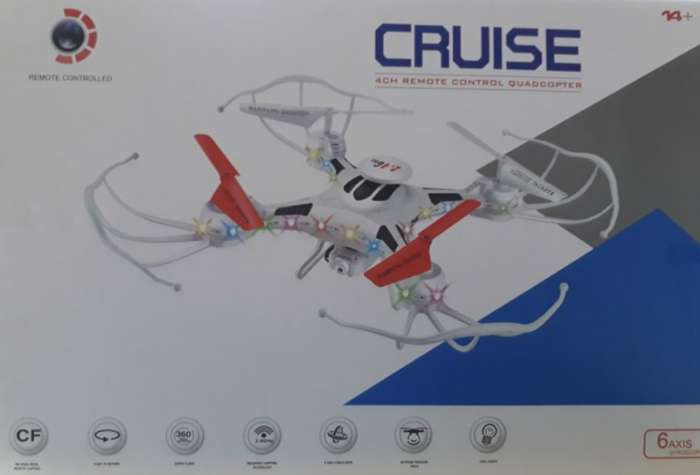 6-Aixs GYRO Remote Control 4CH Drone With LED Lights