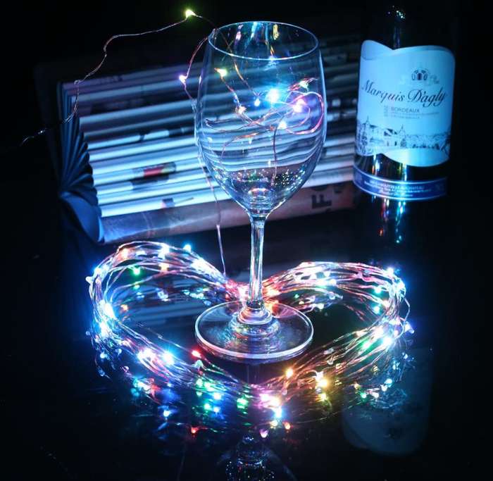 100 LED Multi-color Fairy String Lights - 10m, waterproof, 8 Different Flashing Modes