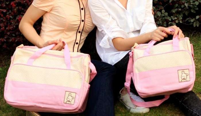 Multi-functional 5 in 1 Baby Bag Set - Waterproof, elegant and durable