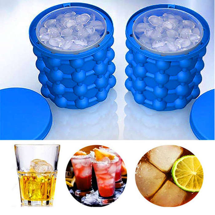 The Revolutionary Space Saving Magic Ice Cube Maker Genie