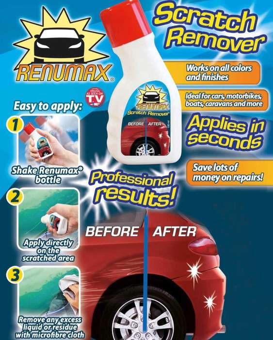 Renumax Scratch Remover  Quickly and Easily Removes Scratches and Scrapes
