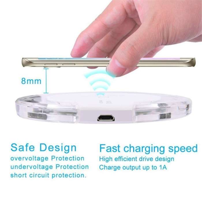 Wireless Charger for all QI Compliant Phones & Devices with USB Port