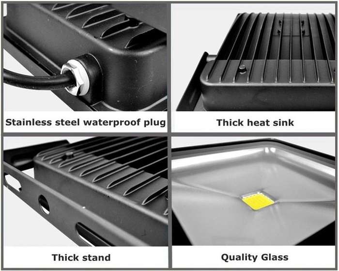 High Power Waterproof 100W LED Flood Light with a High-Quality Die Cast Aluminium Casing