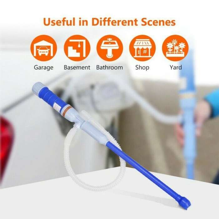 Turbo Pump transfer almost any liquid in seconds with an automatic stop sensor