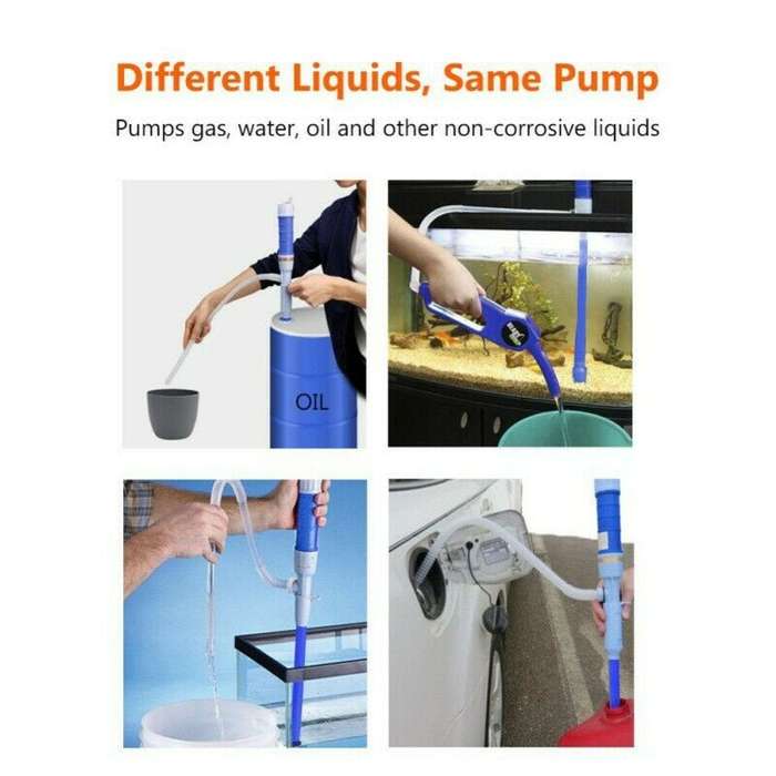 Turbo Pump transfer almost any liquid in seconds with an automatic stop sensor