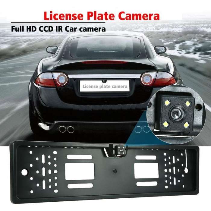 Number Plate with 170 Degree Wide Angle HD Reverse Night Vision IR Camera