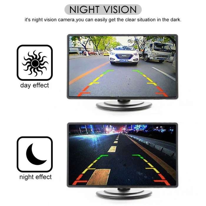 Number Plate with 170 Degree Wide Angle HD Reverse Night Vision IR Camera