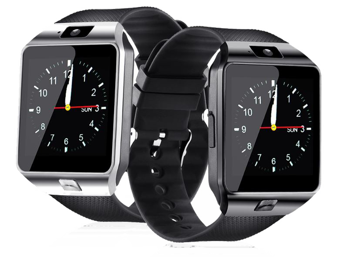 Bluetooth Smart Watch Phone, Support Sim & SD Card, Pedometer, Social Media Messages, Calls, Time