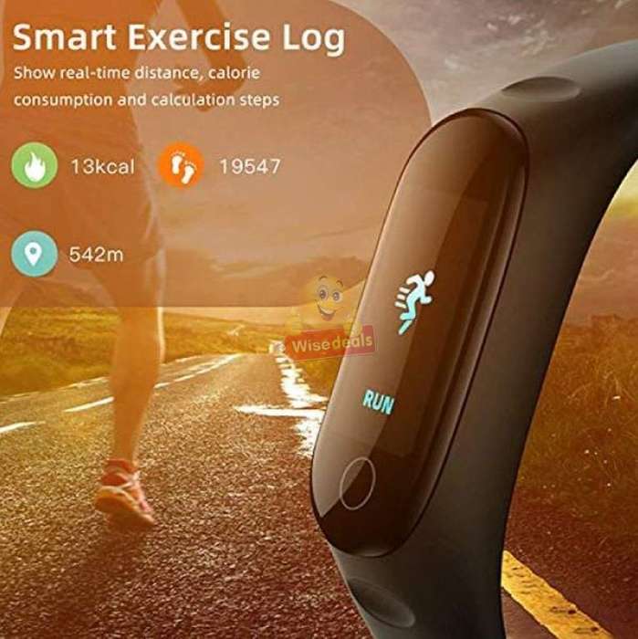NEW MUSIC CONTROL Fitness Tracker Smart Watch, Monitor Heart Rate, Blood Pressure, Blood Oxygen
