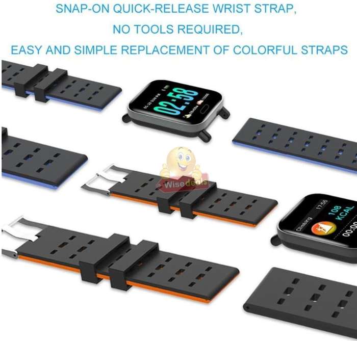 NEW BIGGER & BETTER Bluetooth Health Smart Watch - Monitor Heart Rate, Blood Pressure, Blood Oxygen