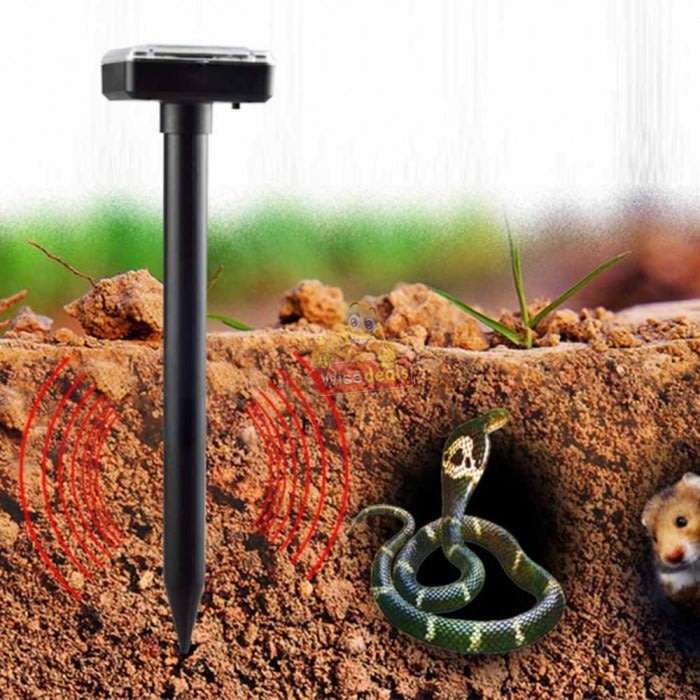 SOLAR Ultrasonic Pest Repeller to Keep Mice, Rats & other Pests From your Lawn Forever! Pet Friendly