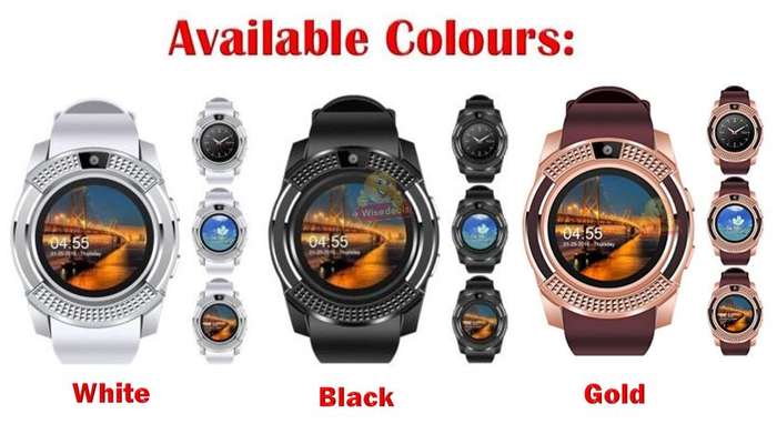 Professional Smart Watch Phone, SIM CARD, Bluetooth, Camera, Sleep Monitor, SD Card, Pedometer etc.