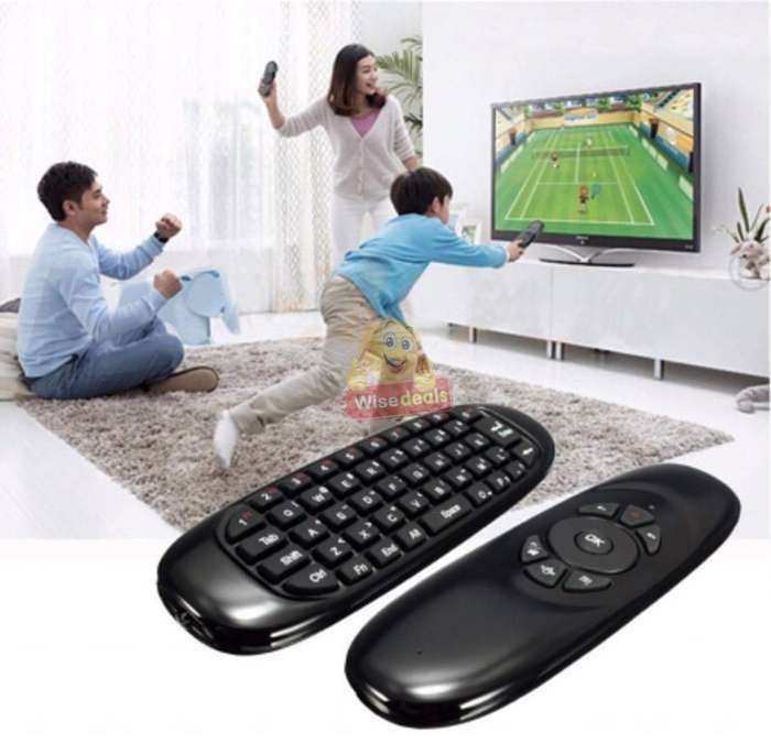 Wireless Air Mouse with Rechargeable Battery, 2-in-1 Keyboard and Mouse, TV, PC, Game Console etc.