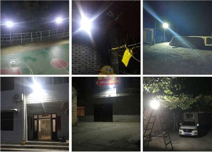 40W LED SOLAR Flood Light with Remote Control, Solar Panel, Waterproof and 1050 Lumens