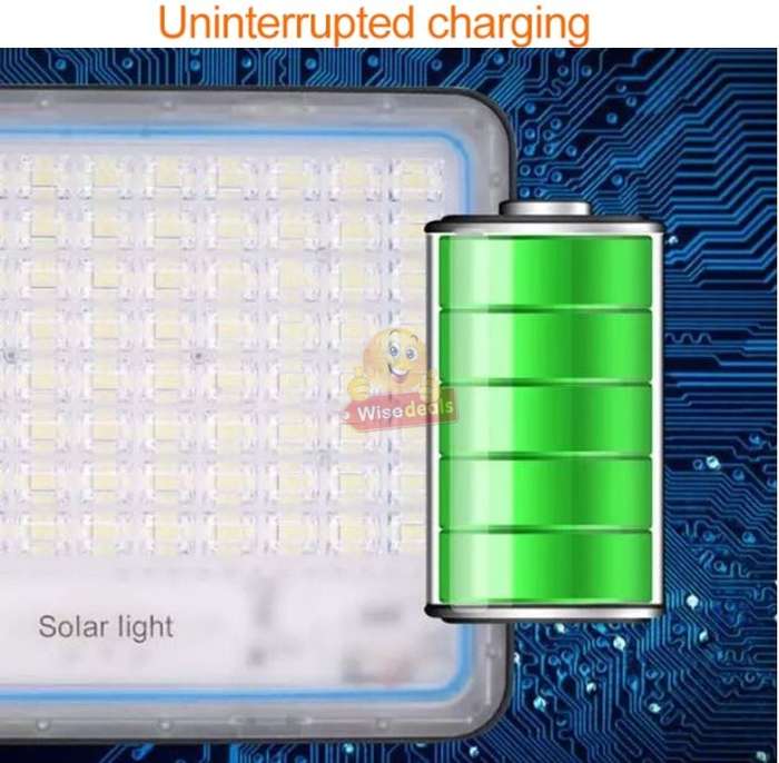 70W LED SOLAR Flood Light with Remote Control, Solar Panel, 5m Cable, Waterproof, etc