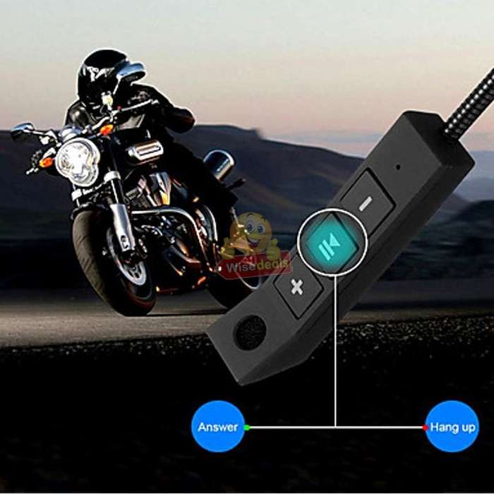 Wireless Bluetooth Headset designed for Motorcycle Riders with Voice Support