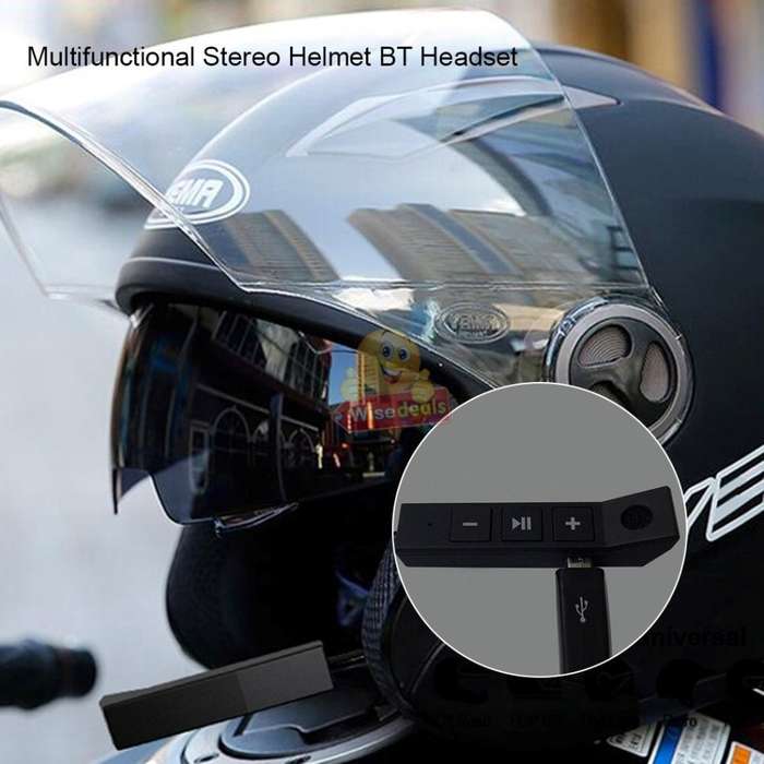 Wireless Bluetooth Headset designed for Motorcycle Riders with Voice Support