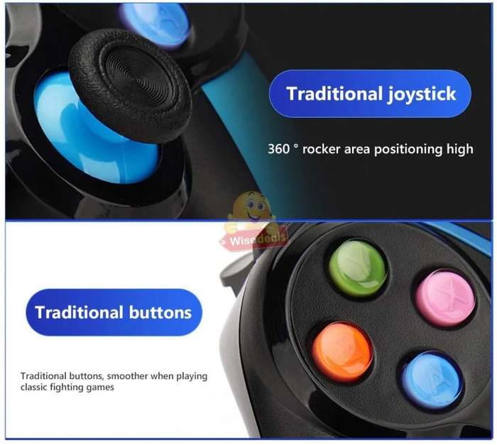 Wireless Bluetooth Mobile Game Controller, Android, IOS, Windows PC, Laptop, TV, No Third-party APP