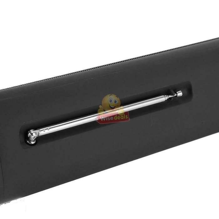 Wireless Bluetooth Soundbar with FM Radio & Build-In Mic, Support SD Card, USB, AUX