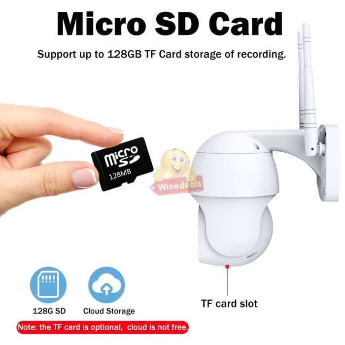 Waterproof Outdoor WIFI IP Camera, Auto Tracking, Motion Detector, Two-way Communication etc.