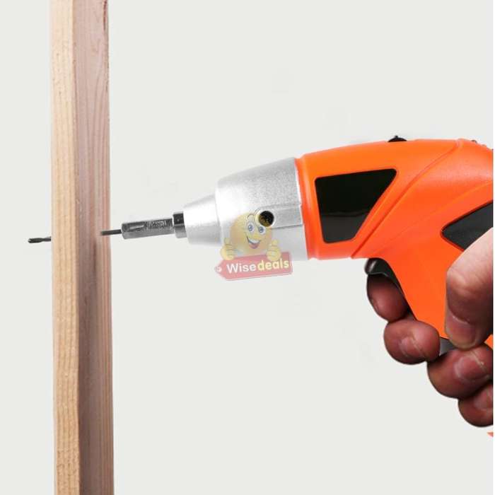 45Pcs Cordless Rechargeable Screwdriver and Drill Set