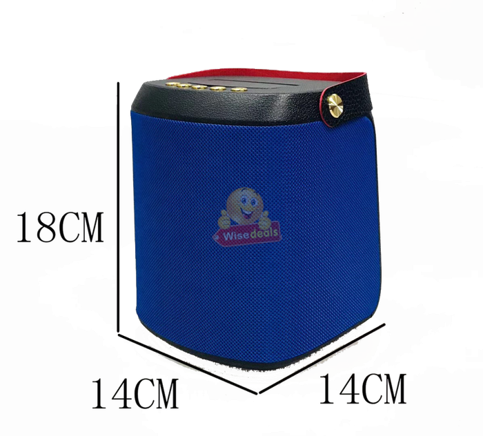 Wireless Bluetooth SOLAR Speaker with FM Radio & Build-In Mic, Support SD Card, USB, AUX