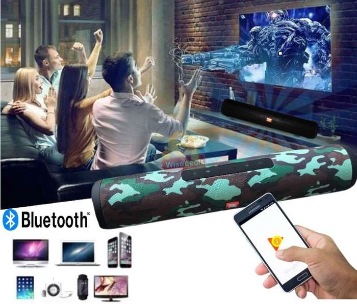 Wireless Bluetooth Soundbar with FM Radio, Support SD Card, USB, AUX, Superb Sound