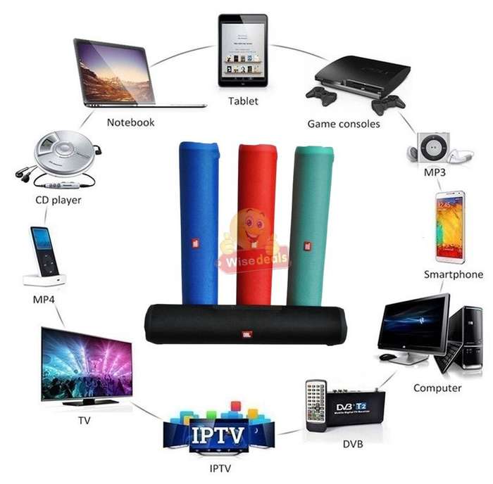 Wireless Bluetooth Soundbar with FM Radio, Support SD Card, USB, AUX, Superb Sound