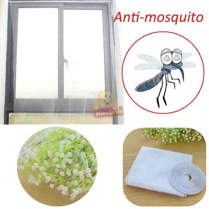 DIY Magnetic Mosquito & Insect Screening Net Kit 150 x 180cm, Easy to Install and to Remove