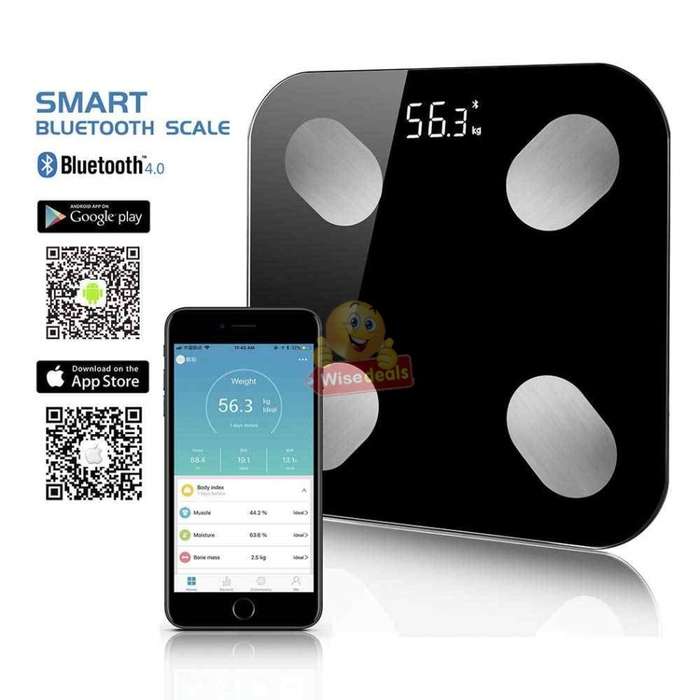 Smart Bluetooth Scale Measure Several Body Compositions & Support Several Users