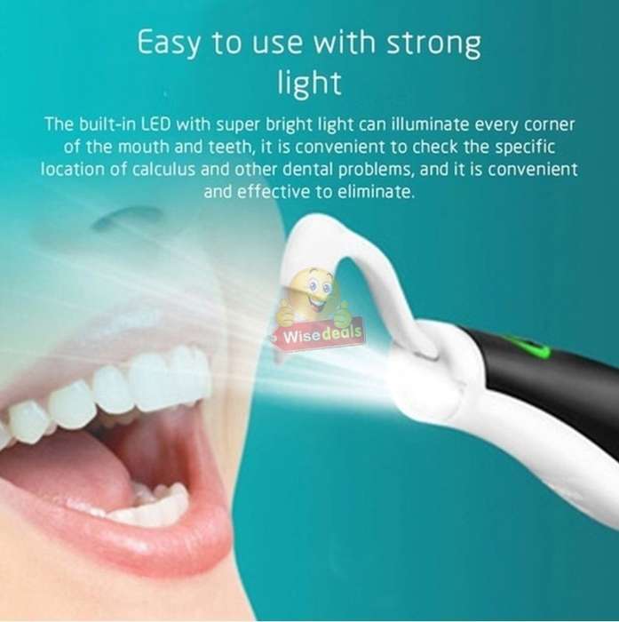 Electric Ultra-Sonic Acoustic Vibration Tooth Cleaner & Calculus Remover for beautiful teeth