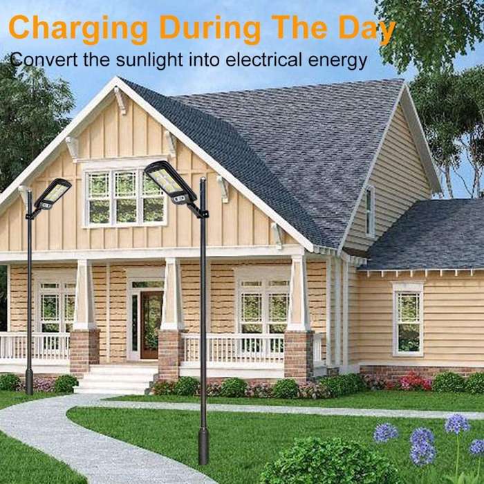 COB LED Solar Street Light with Remote Control