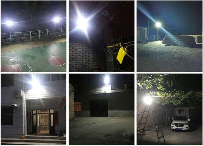 100W Solar Flood Light Wireless Remote Control
